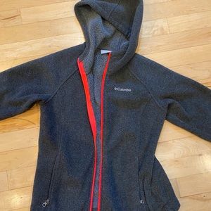 Girls gray and pink Columbia fleece!
